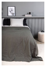 Milo Sengetæppe 180x260 - Lysegrå - Unoliving.com