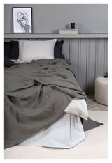 Milo Sengetæppe 180x260 - Lysegrå - Unoliving.com