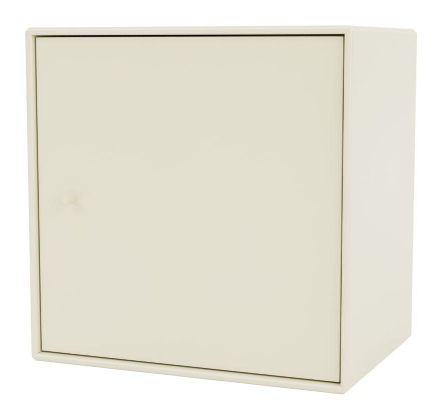 Mini Reol Modul m. låge, højre, Vanilla - Unoliving.com
