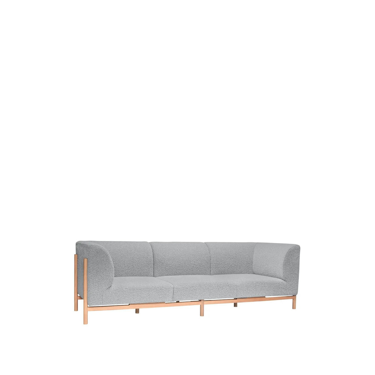 Moment 3-pers. Sofa, Grå/Natur