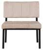 Monett Loungestol - Beige fløjl - Unoliving.com