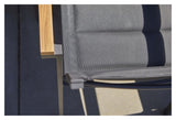 Mood havestol m/armlæn, dobbel lag,sort/eg - Unoliving.com