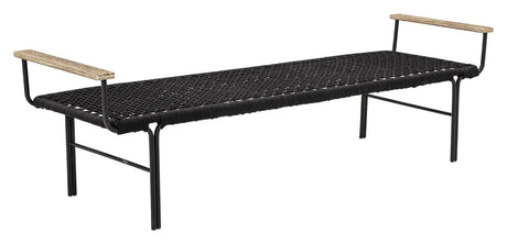 Mundo Bænk, Sort, Metal