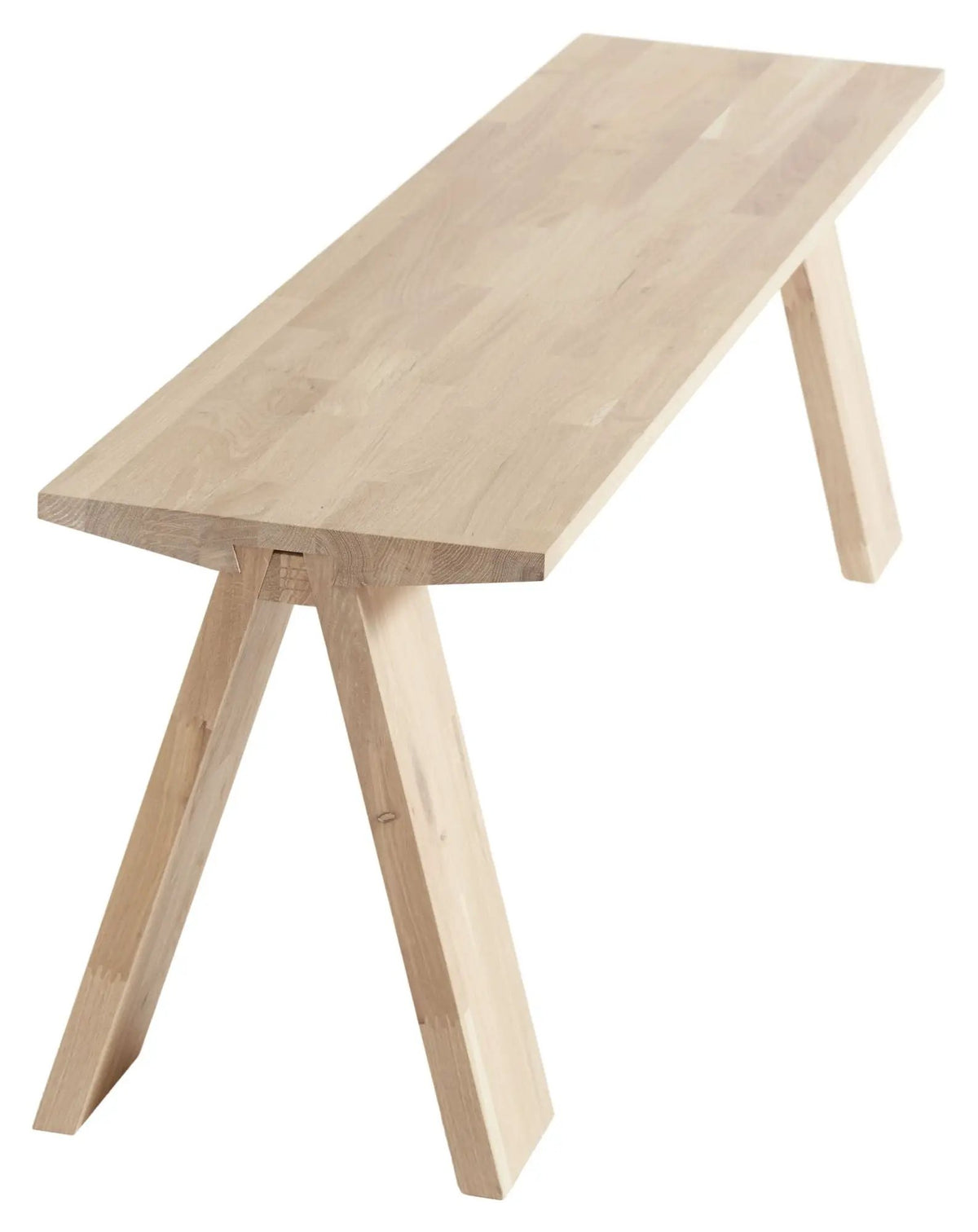 Muubs Angle Bænk - Hvid olieret Eg, B160