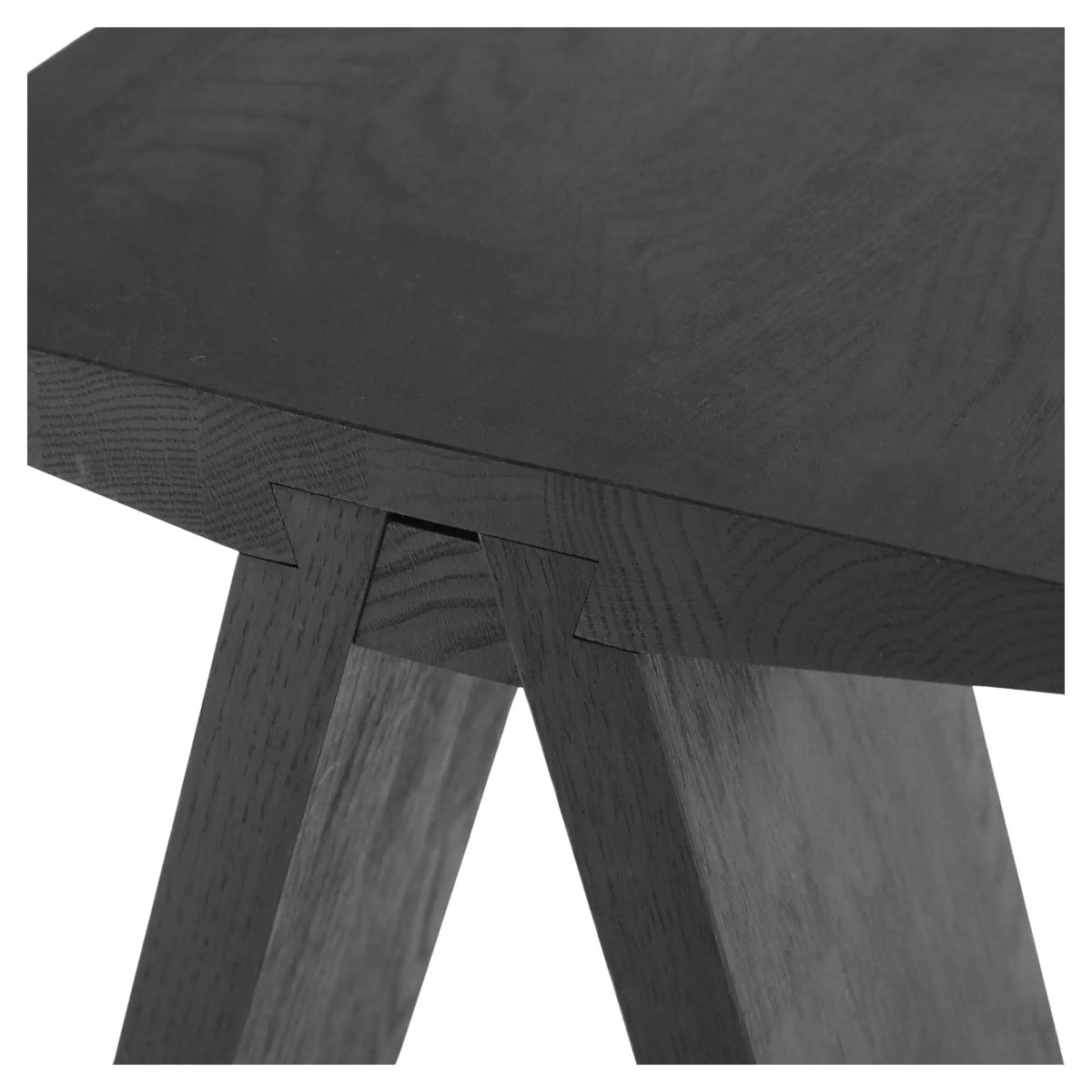 Muubs Angle Bænk - Sort bejdset Eg, B160