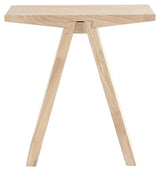 Muubs Angle Skammel - Hvid olieret Eg