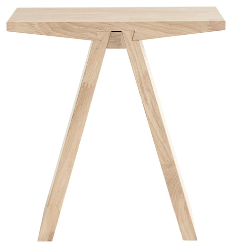 Muubs Angle Skammel - Hvid olieret Eg