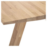 Muubs Angle Spisebord - Hvidolieret Eg, 160x90