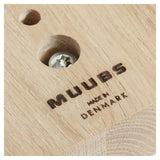 Muubs Angle Spisebord - Hvidolieret Eg, 160x90