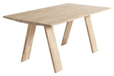 Muubs Angle Spisebord - Hvidolieret Eg, 160x90