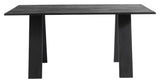 Muubs Angle Spisebord - Sortbejdset Eg, 160x90