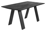 Muubs Angle Spisebord - Sortbejdset Eg, 160x90