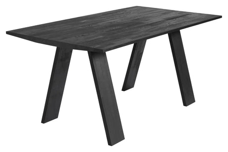 Muubs Angle Spisebord - Sortbejdset Eg, 160x90