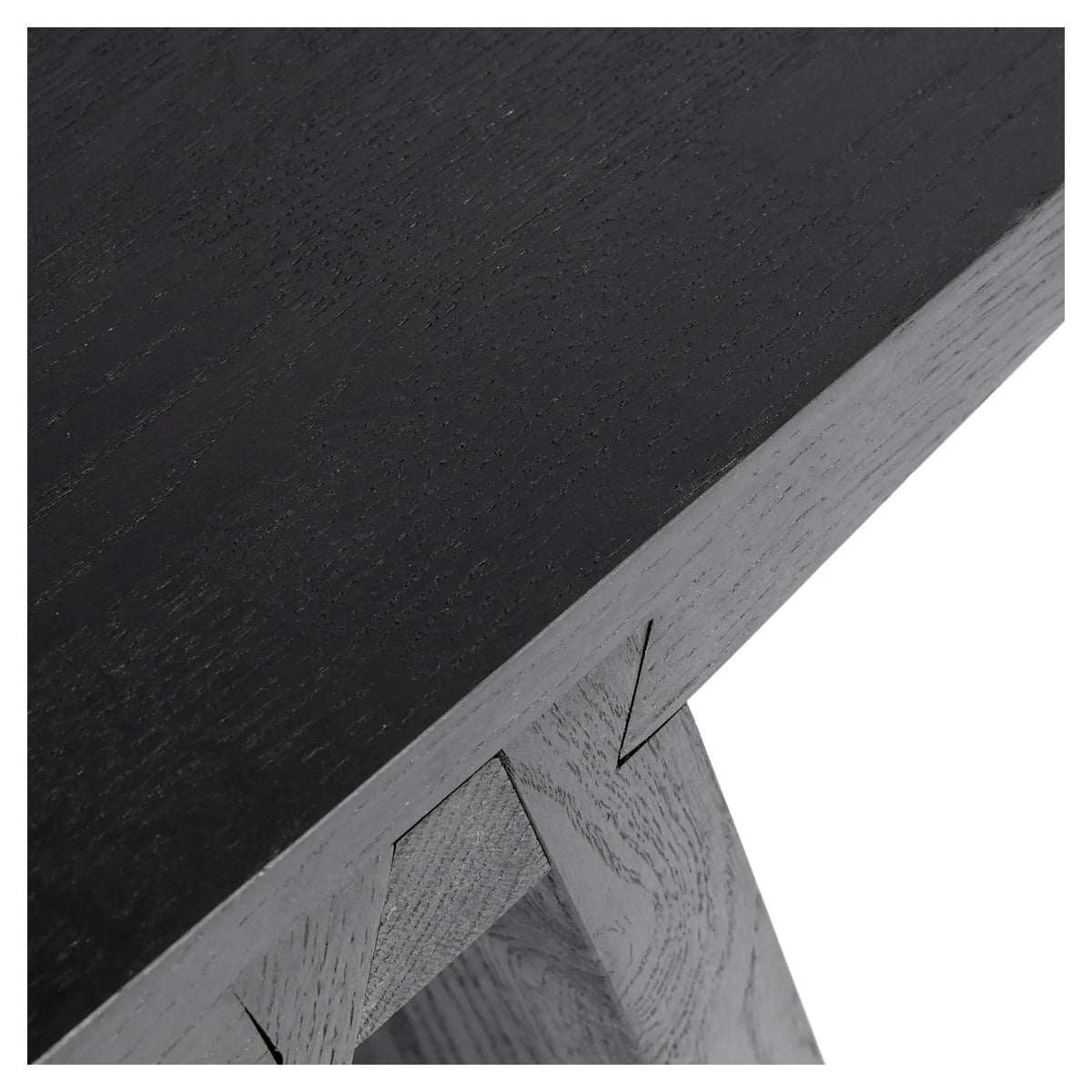 Muubs Angle Taburet - Sortbejdset Eg