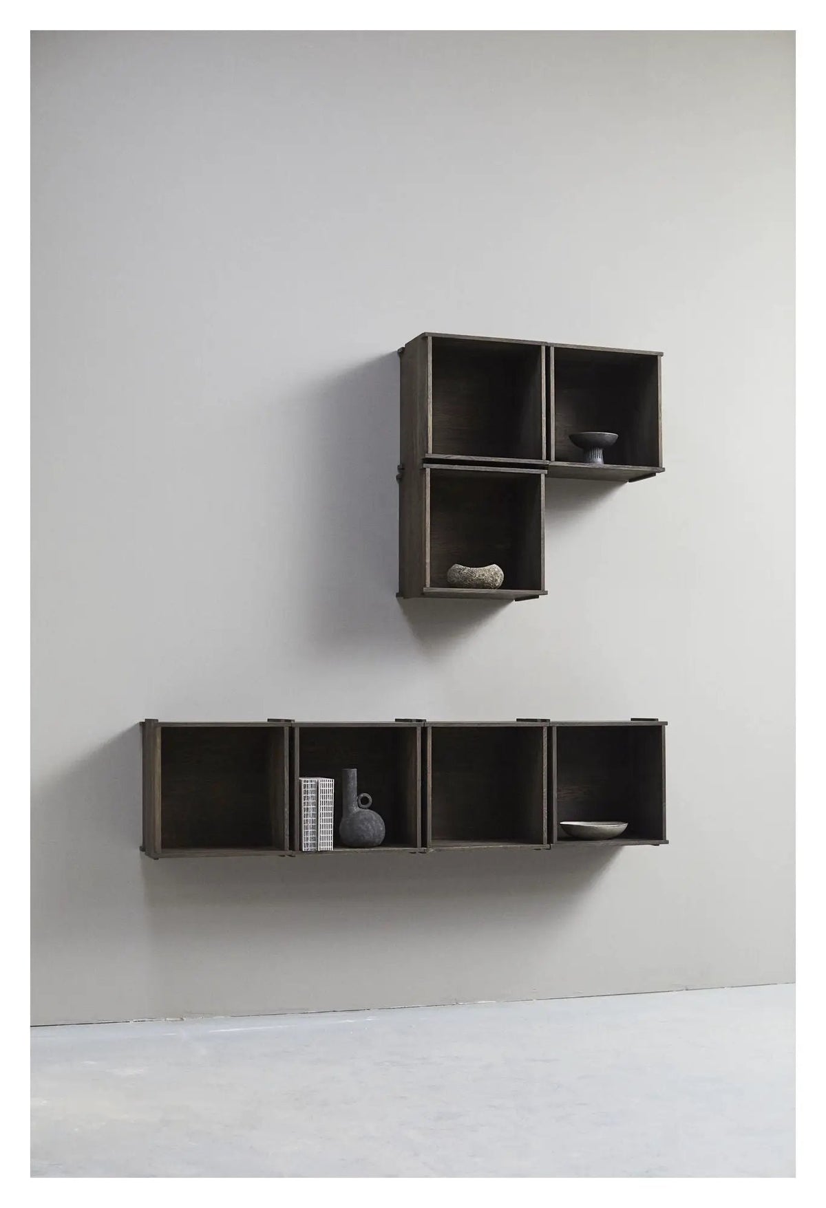 Muubs Blocks Bogkasse - Røgerfarvet Eg