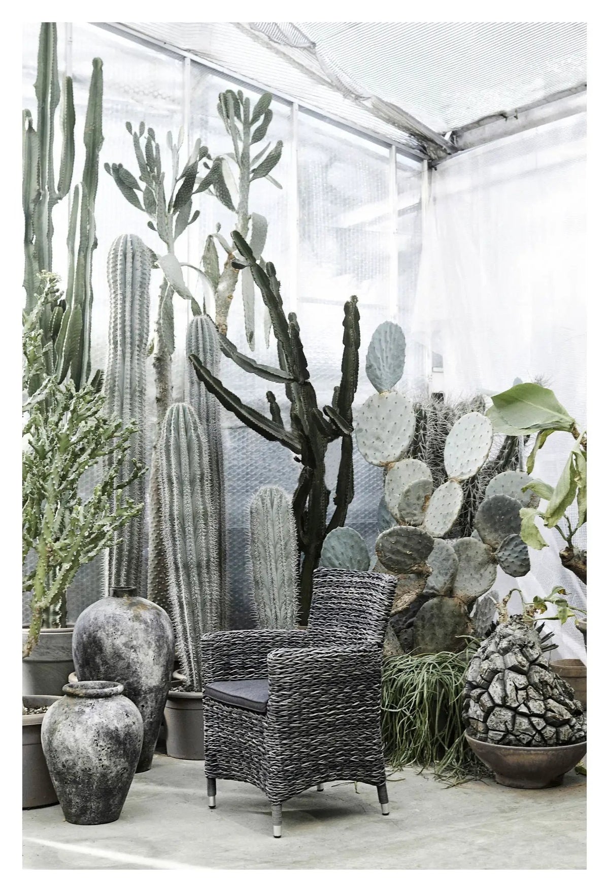 Muubs Como Havestol - Gråsort Polyrattan