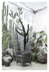 Muubs Como Havestol - Gråsort Polyrattan
