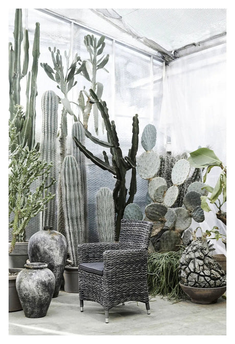 Muubs Como Havestol - Gråsort Polyrattan