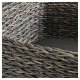 Muubs Como Havestol - Gråsort Polyrattan