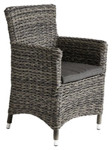Muubs Como Havestol - Gråsort Polyrattan