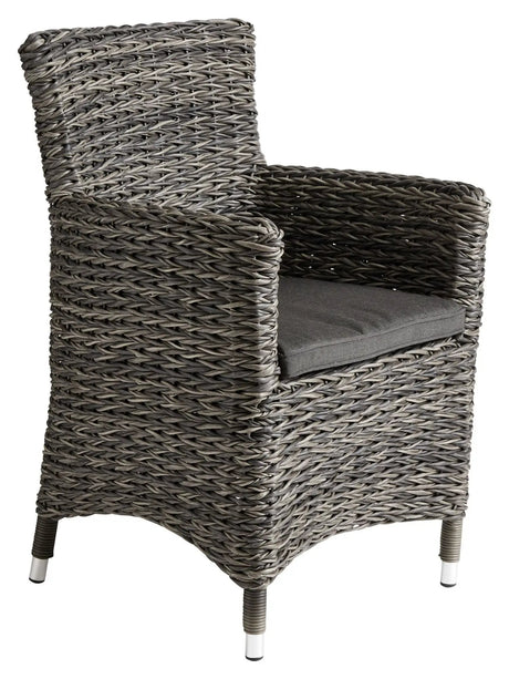 Muubs Como Havestol - Gråsort Polyrattan