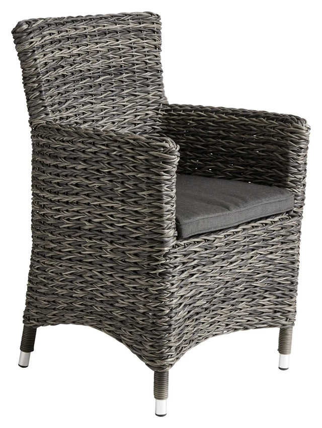 Muubs Como Havestol - Gråsort Polyrattan