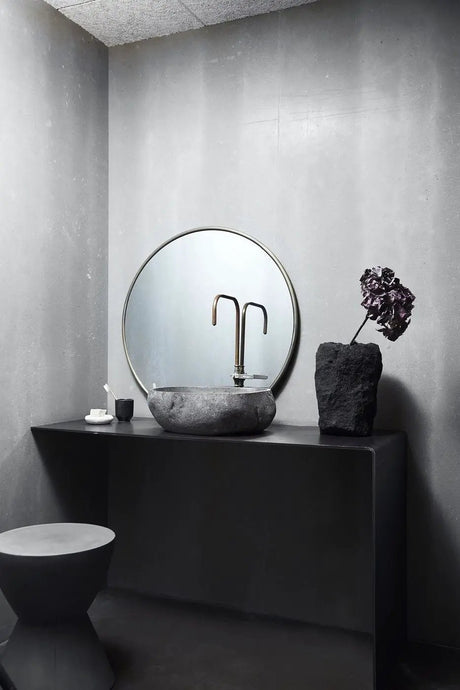 Muubs Copenhagen Spejl - Antik messing, Ø110