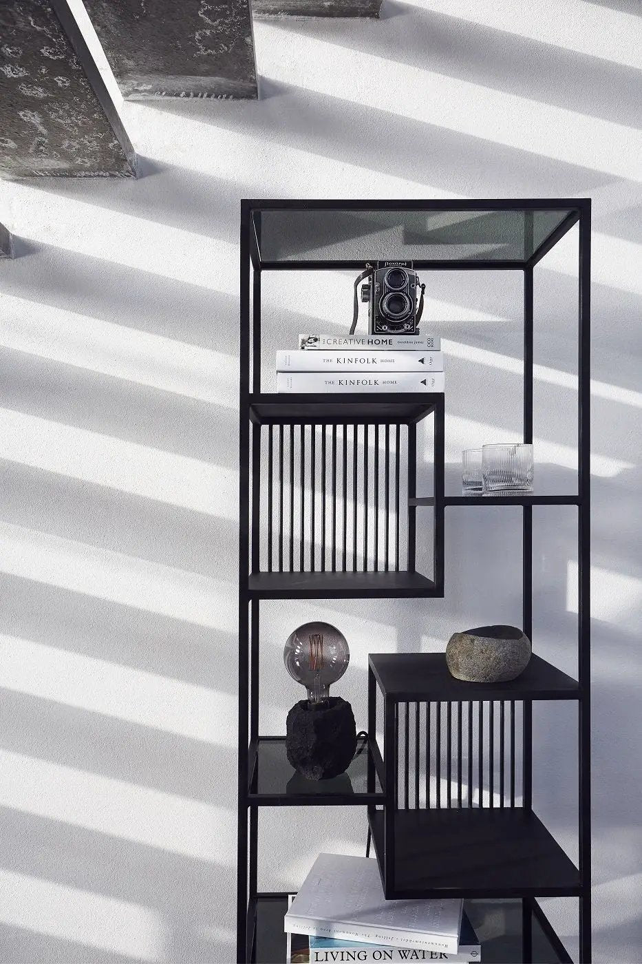 Muubs Denver High Reol - Jern/Røgfarvet glas