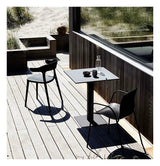 Muubs Luna Spisebordsstol - Sort plast