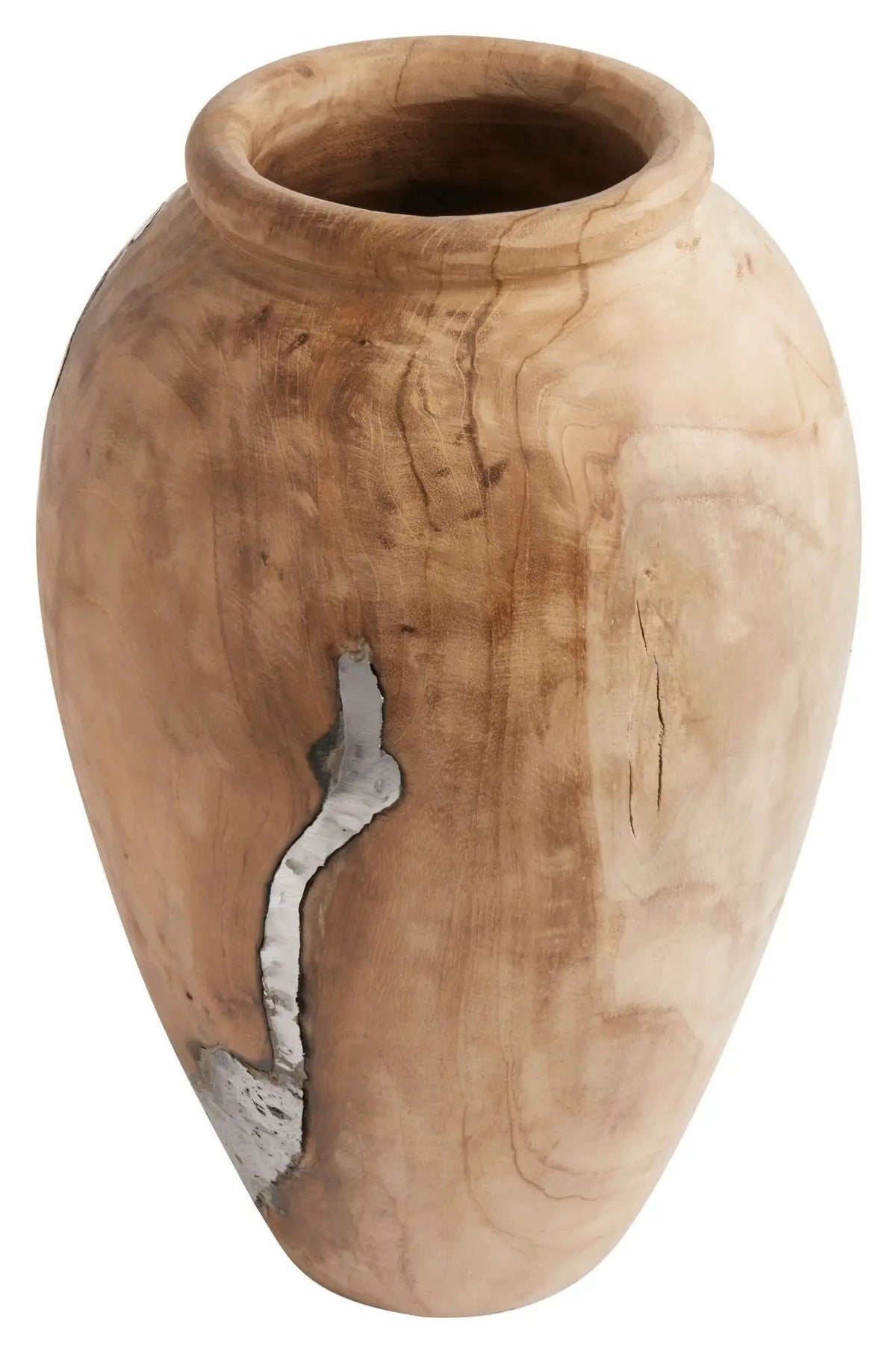 Muubs Onua Vase - Teakrod/Aluminium