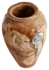 Muubs Onua Vase - Teakrod/Aluminium