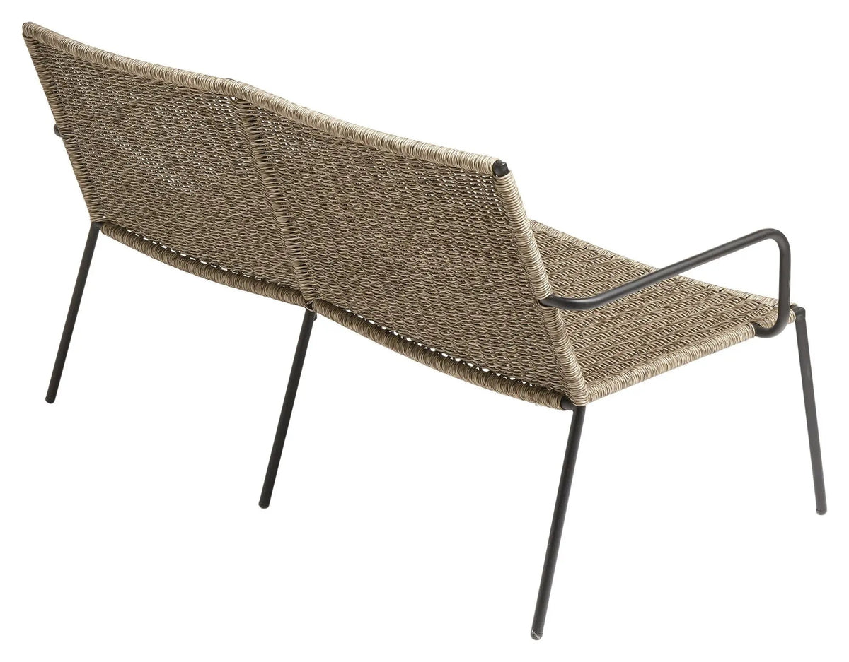 Muubs Riva 2-pers. Sofa - Polyrattan/Metal