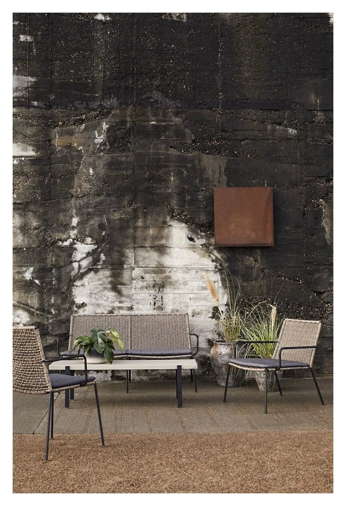 Muubs Riva 2-pers. Sofa - Polyrattan/Metal