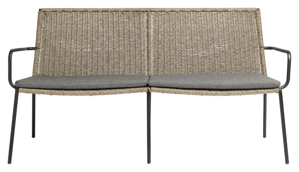 Muubs Riva 2-pers. Sofa - Polyrattan/Metal