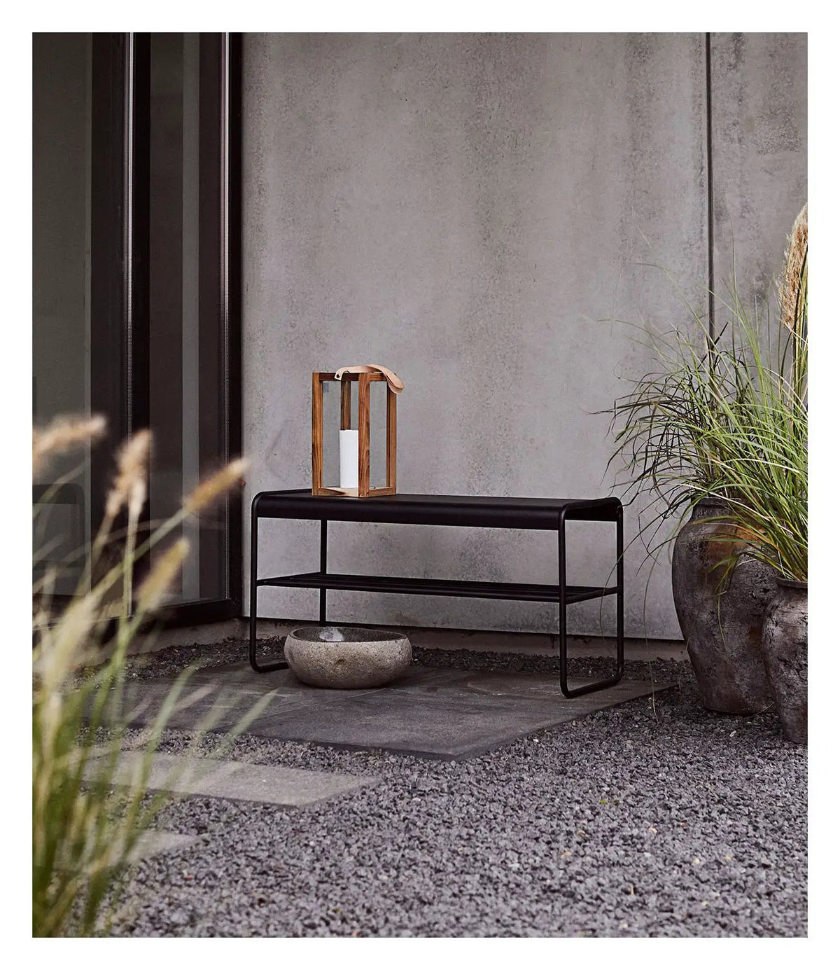 Muubs Storm Lanterne H40 - Genanvendt teak