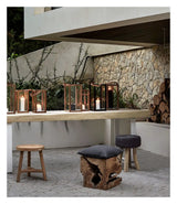 Muubs Storm Lanterne H40 - Genanvendt teak