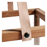 Muubs Storm Lanterne H40 - Genanvendt teak