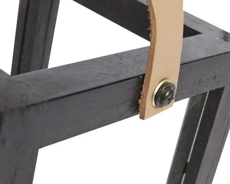 Muubs Storm Lanterne i genanvendt teak - Sort