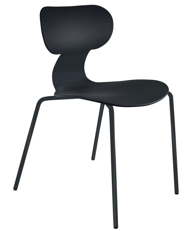 Muubs Yogo-S Spisebordsstol - Sort Plast