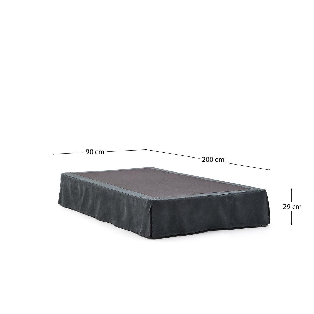 Jaira Sengebund 90X200 Cm, Antracit