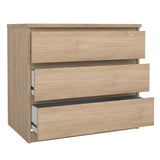 Naia Kommode m. 3 skuffer, Jackson Hickory