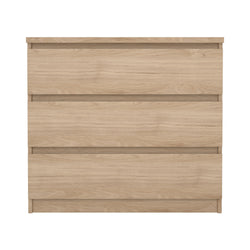 Naia Kommode m. 3 skuffer, Jackson Hickory