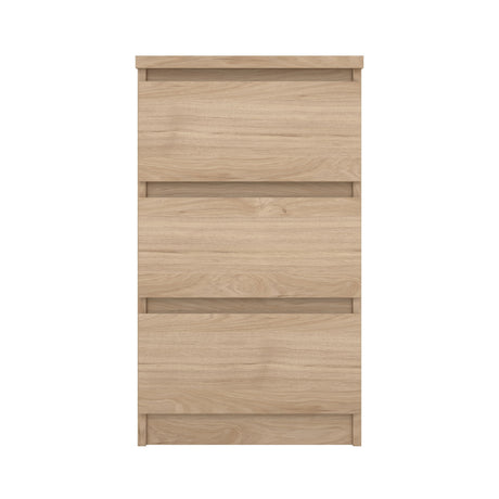 Naia Kommode m. 3 skuffer, Jackson Hickory