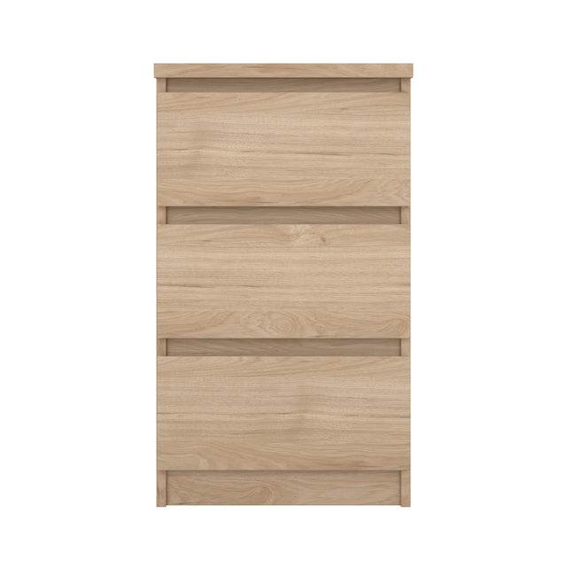 Naia Kommode m. 3 skuffer, Jackson Hickory