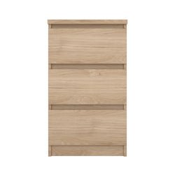 Naia Kommode m. 3 skuffer, Jackson Hickory