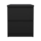 Naia Sengbord m. 2 skuffer, Mat Sort - Unoliving.com