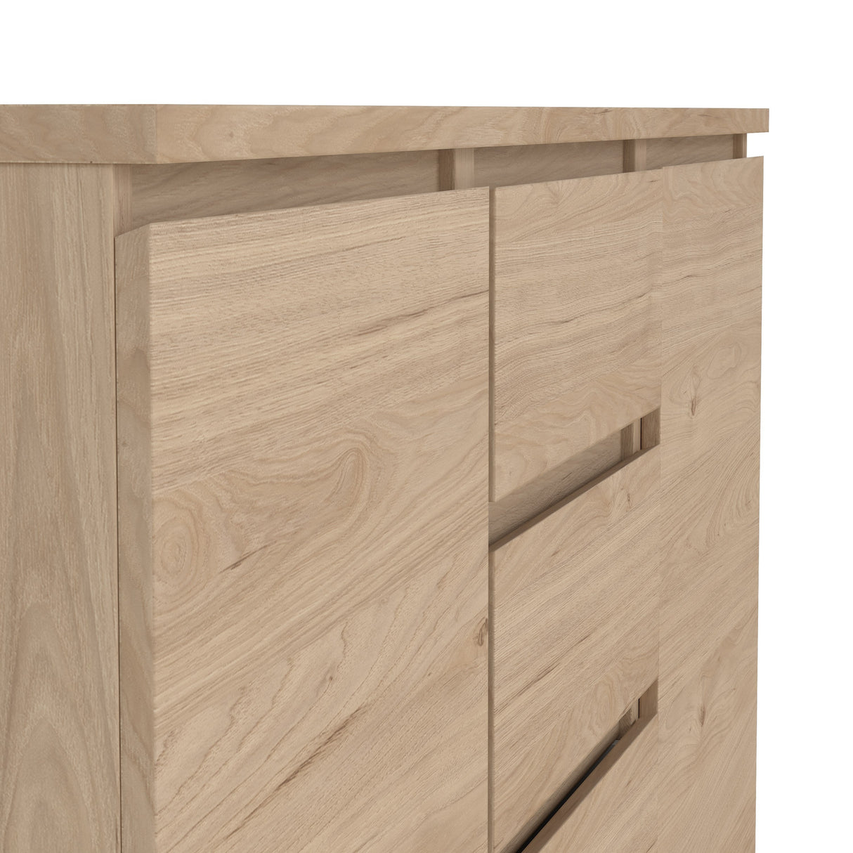 Naia Skænk m. 4 skuffer + 2 låger, Jackson Hickory