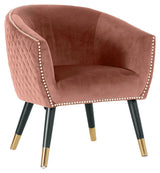 Nanve Loungestol - Rosa Velour