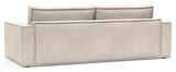 Newilla Sovesofa, Bouclé Taupe - Unoliving.com