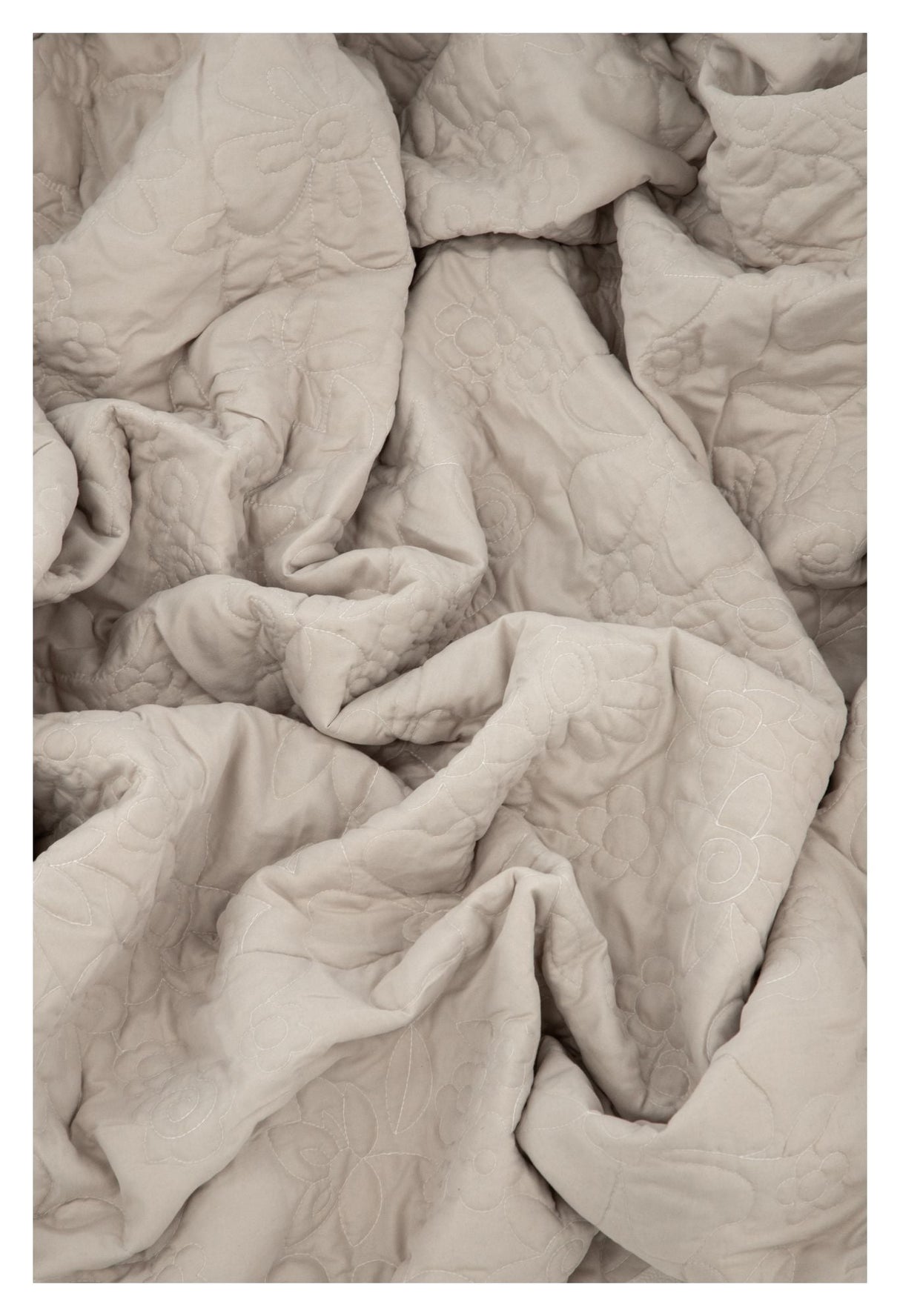 Niki Sengetæppe 150x250 - Beige - Unoliving.com